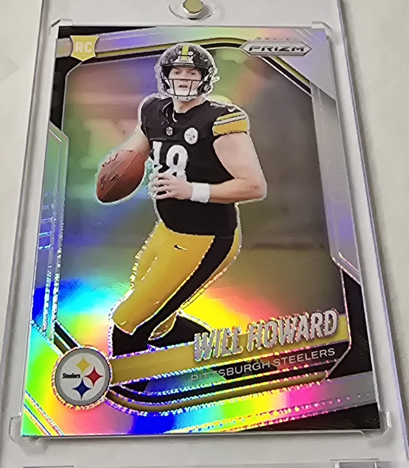 2025 Panini Prizm Will Howard Silver Prizm Rookie No. 367 RC