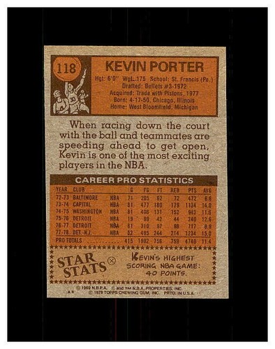 1978-79 TOPPS BASKETBALL CARDS YOU PICK COMPLETE SETS SEE ALL CARDS STARS LOT-2 - Picture 245 of 349