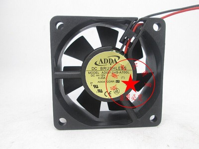 1PC ADDA AD0612HS-A70GL 6025 12V 0.23A 6CM chassis power     #A6-34