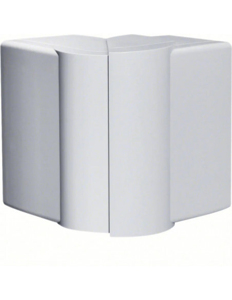 Angle extérieur goulotte Hager LFF60090370 variable gris h90mm p60mm