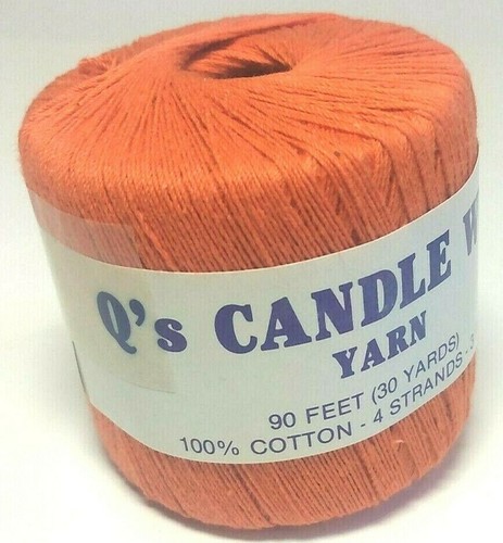 Candle Wick Yarn, 4 Strands 3Ply 1 Qs & 3' Needle-Me-Not Brand 4 Colors NEW - Picture 2 of 9
