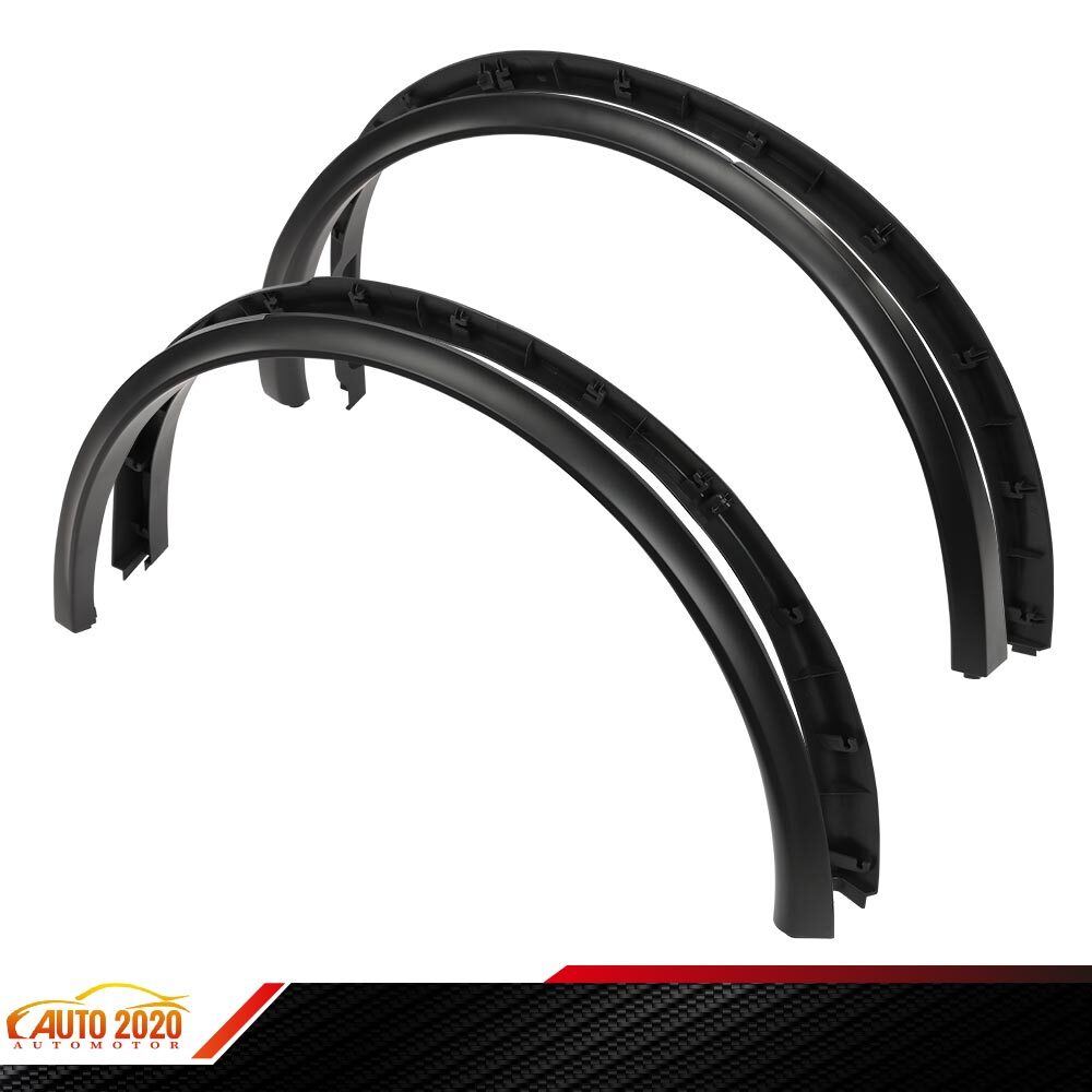 2020-22 Tesla Model Y Black Smooth Wheel Fender Flare Cover