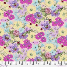 MARTHA NEGLEY NATION OF FLOWERS PRAIRIE WILDFLOWERS FLORAL COTTON FABRIC HY