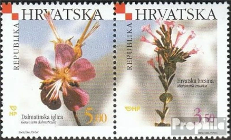 Kroatien 548-549 Paar (kompl.Ausg.) postfrisch 2000 Einheimische Flora - Bild 1 von 1