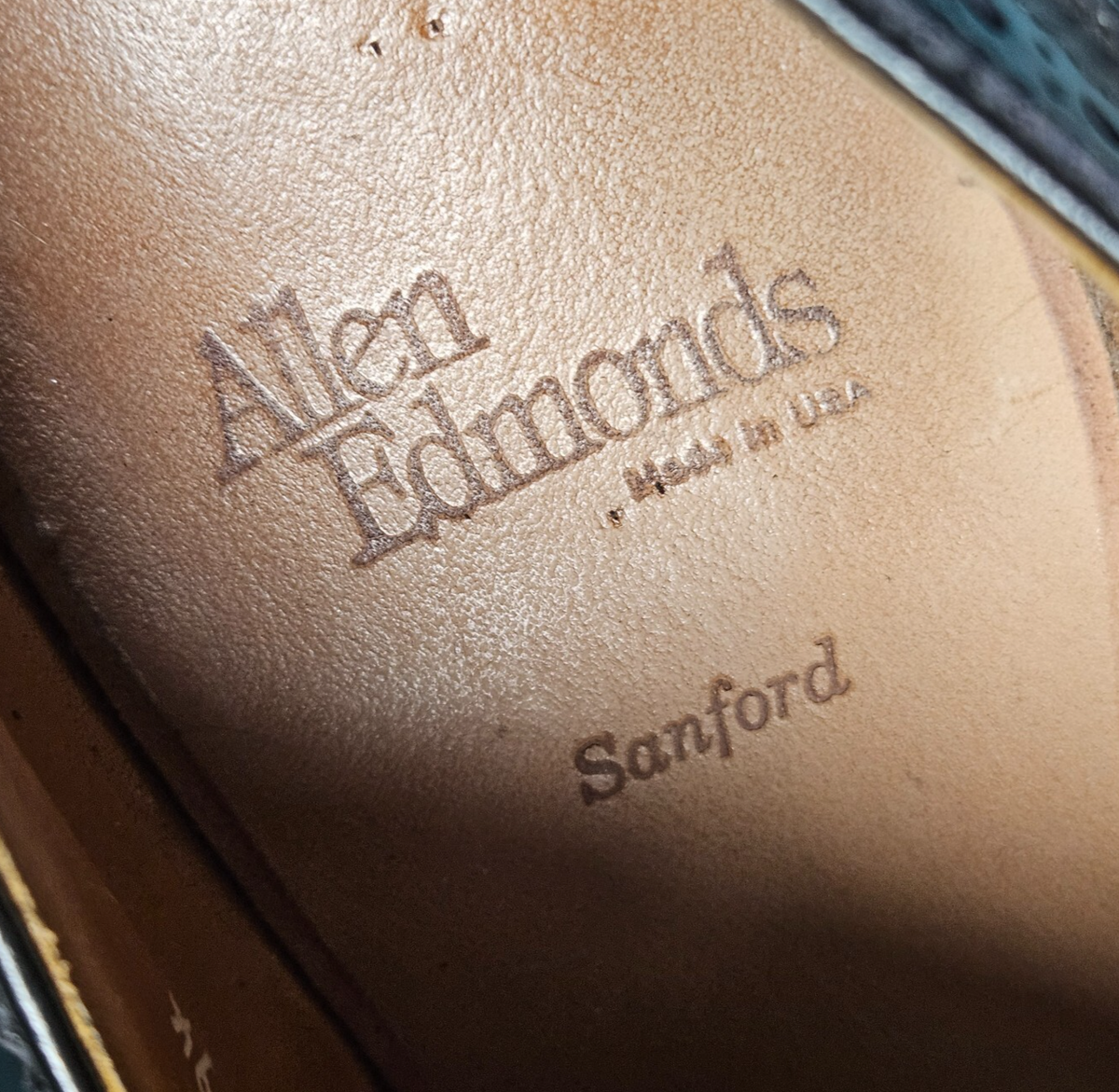 Allen Edmonds Sanford Cap Toe Oxford Dress Shoes 9.5 C 