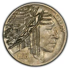 1936 5c Hobo Buffalo Nickel - Intricate Contemporary - Indian - SKU-X1288