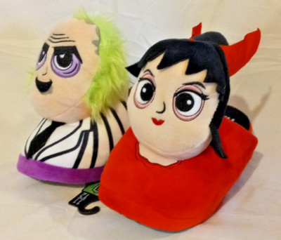NEW Beetlejuice WB Cartoon Plush Character Ground Up Slippers W 11/12