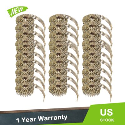 Uxcell 3600 Count Siding Nails 2" X 0.083" 15-Degree Ring Shank Full