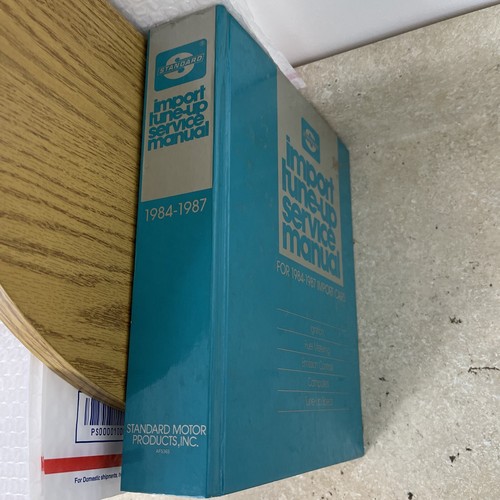 Standard Import Tune-up Service Manual for 1984-1987 Import Cars 1987 GOOD - 第 8/8 張圖片