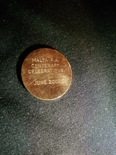 MEDAL/PLAQUE 1900.-2000. Centenary celebrations Malta Football Association - Picture 3 of 4