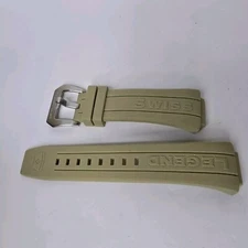 Swiss Legend Trimix Watch Strap Band Silicone Beige