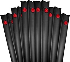 Heavy Duty 16 Gauge 10-foot Black Winter Water Bag Tube Swimming Pool Cover 6 Pc