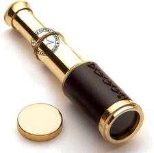 Brass Telescope Marine Handheld Spyglass Telescope Binoculars 7 Inch