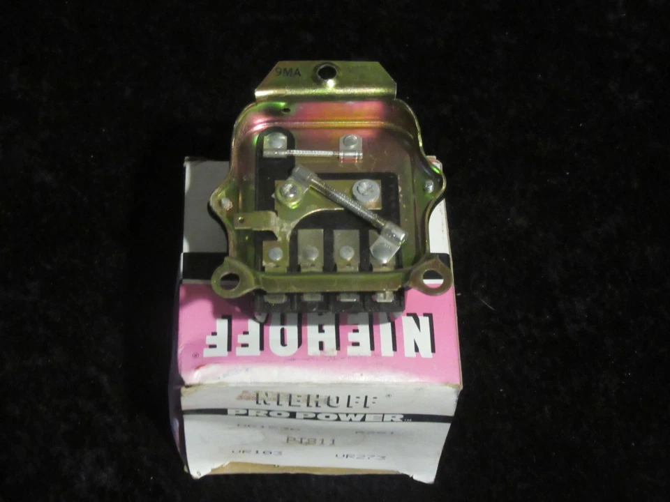 1963-1966 Chevy Corvette Buick Cadillac NOS Niehoff Alternator Voltage Regulator - Image 3 of 4