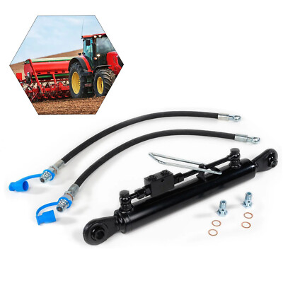 Hydraulic Top Link Cat. 1-1 with Locking Block 18 1/8  - 26 3/8  with 2 x Hose