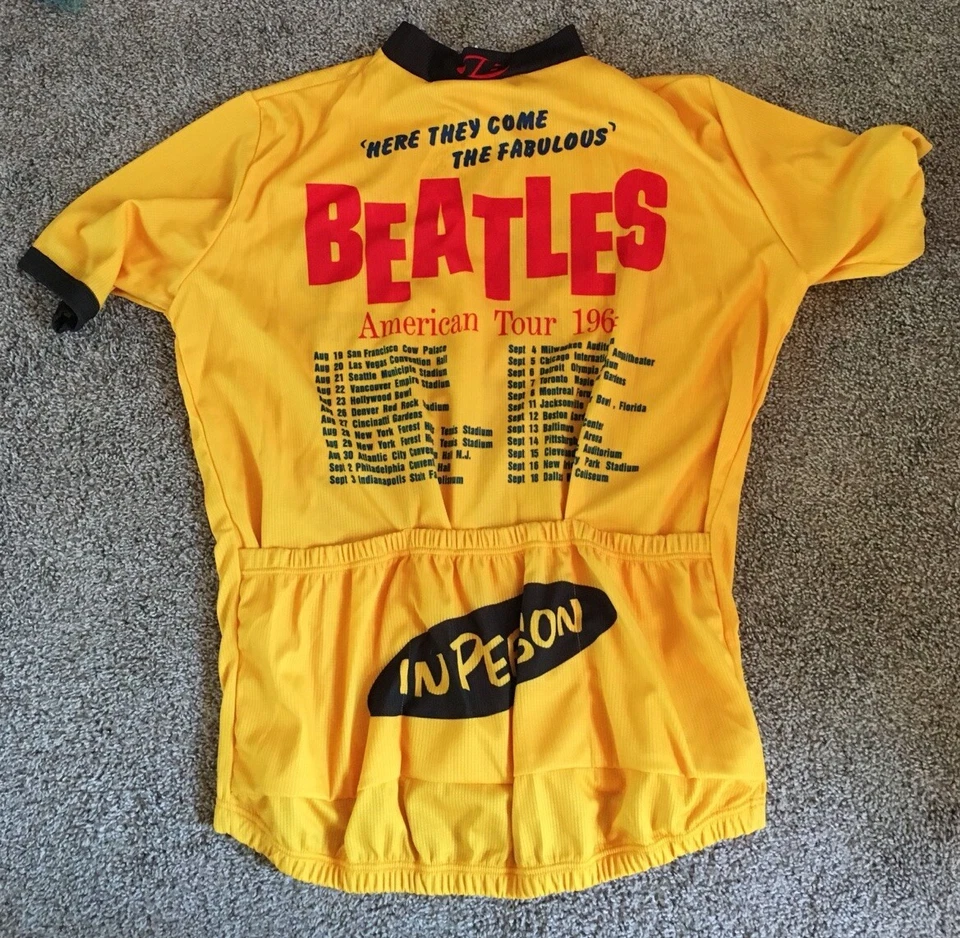 Camiseta deportiva de ciclismo de los Beatles Foto 2 de 3