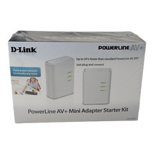 D-Link PowerLine AV Mini Adapter Starter Kit DHP309AV Sealed NIB