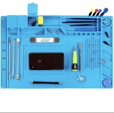 Watchmaker's Rubber Silicone Bench Mat Pad Anti-Slip Jewelry Watch Repair Tools