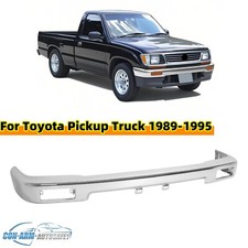 Chrome Front Bumper Face Bar For Toyota Pickup Truck 1989-1995 2wd