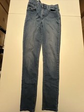 Levi's Jeans Women's 721 High Rise Skinny Dark Blue Size 27 Stretch