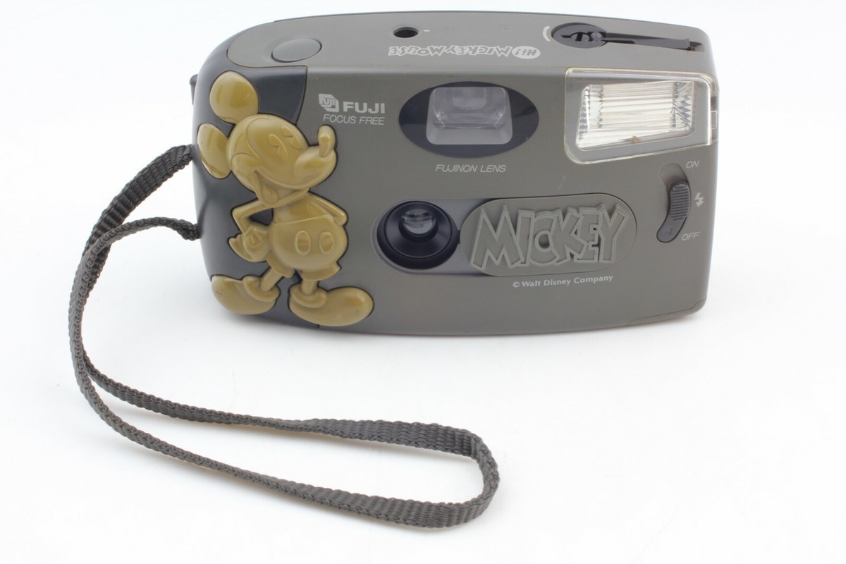 Rare! Gold EXC+++++】Fujifilm Mickey Mouse Disney 35mm Film Camera