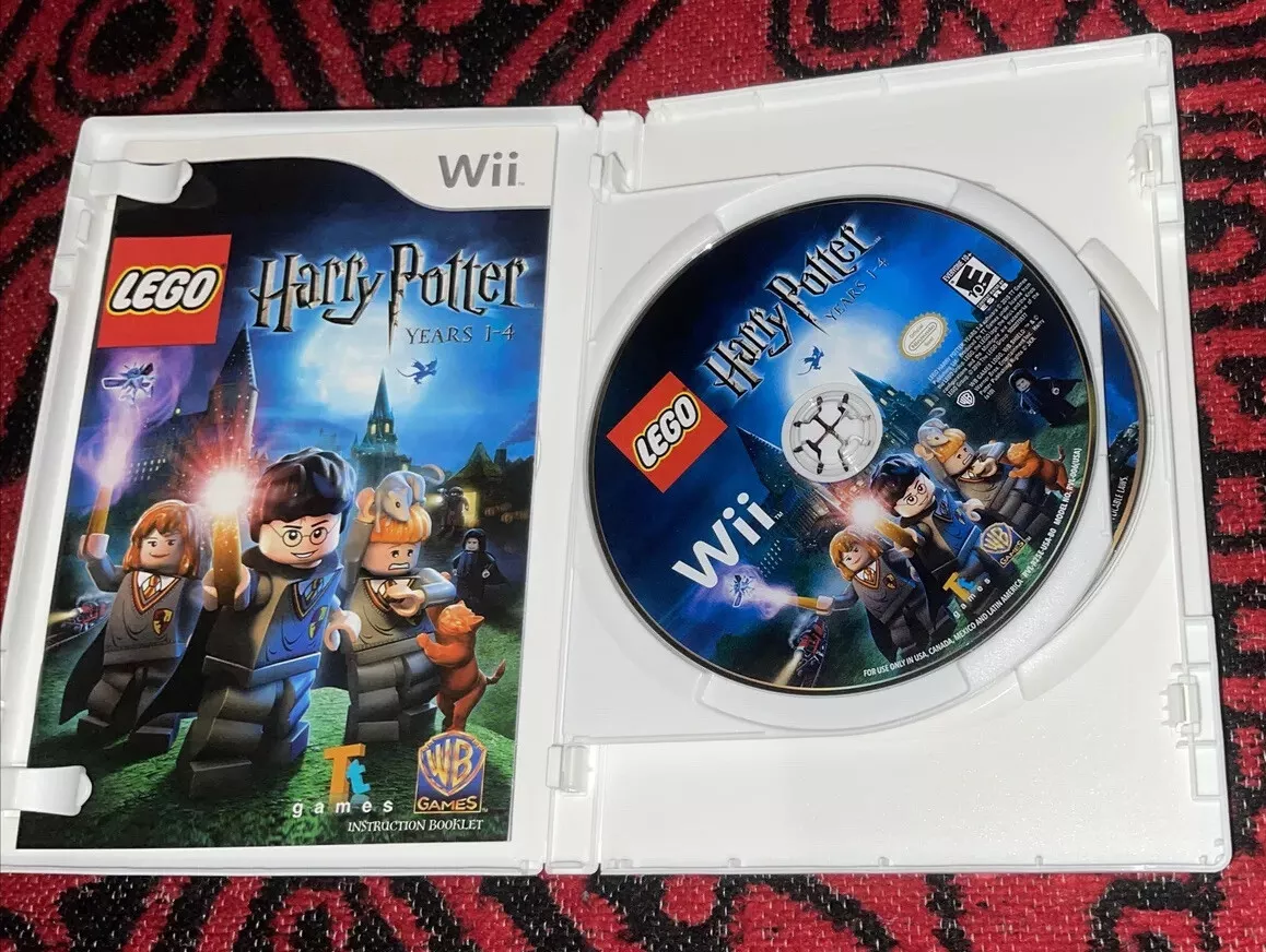 LEGO Harry Potter Years 1-4 DVD combo Nintendo Wii Wii U Complete CIB w/  manual