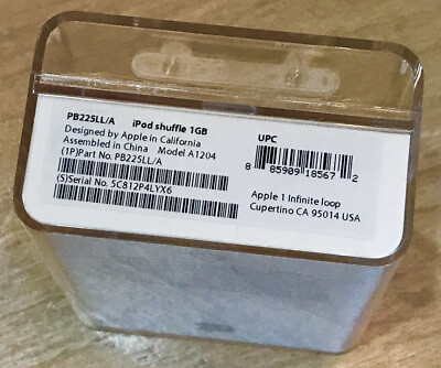 Apple iPod Shuffle 2nd Generation 1gb Silver Model A1204 for sale