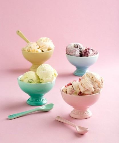 Le Creuset Ice Cream Cup Sorbet Collection 250ml Matt pastel Set of 4 Japan NEW - Picture 7 of 16