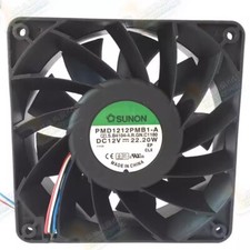 SUNON PMD1212PMB1-A 12038 DC12V 22.2W 12CM 4-Wire Server Cooling Fan