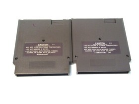LOT OF 2 NES GAME CARTRIDGES CAPCOM'S COMMANDO, AND TEENAGE MUTANT NINJA TURTLES