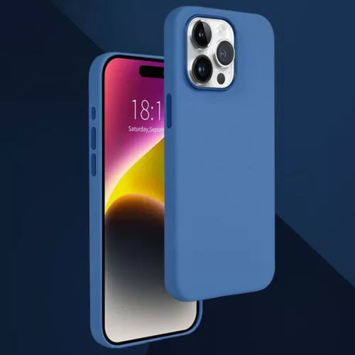 Custodia in silicone con cover MagSafe per iPhone 16 15 14 13 Pro Max 15 Plus 15 Pro - Foto 11 di 77