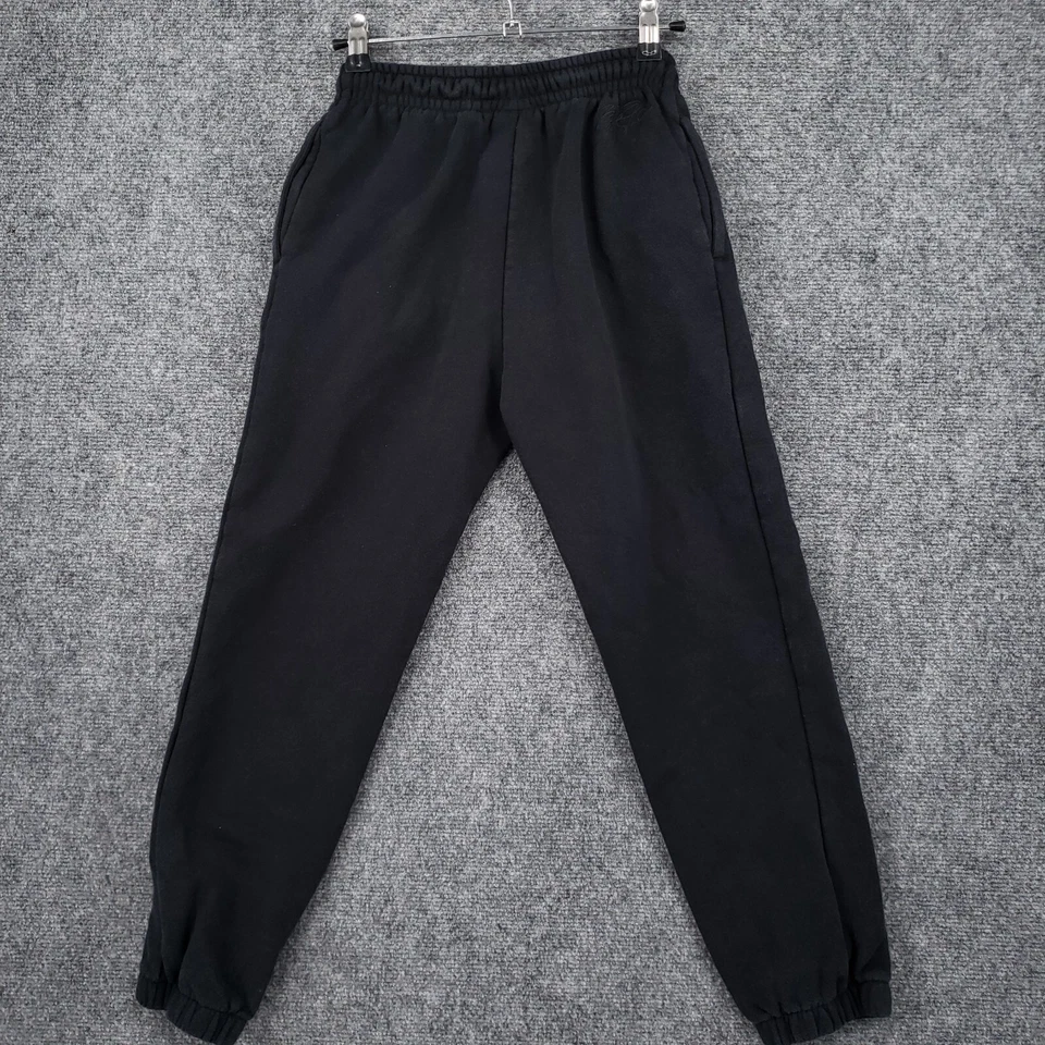 Pantalones deportivos Jordan Jogger para niños M medianos negros polar cintura elástica cordón Foto 2 de 4