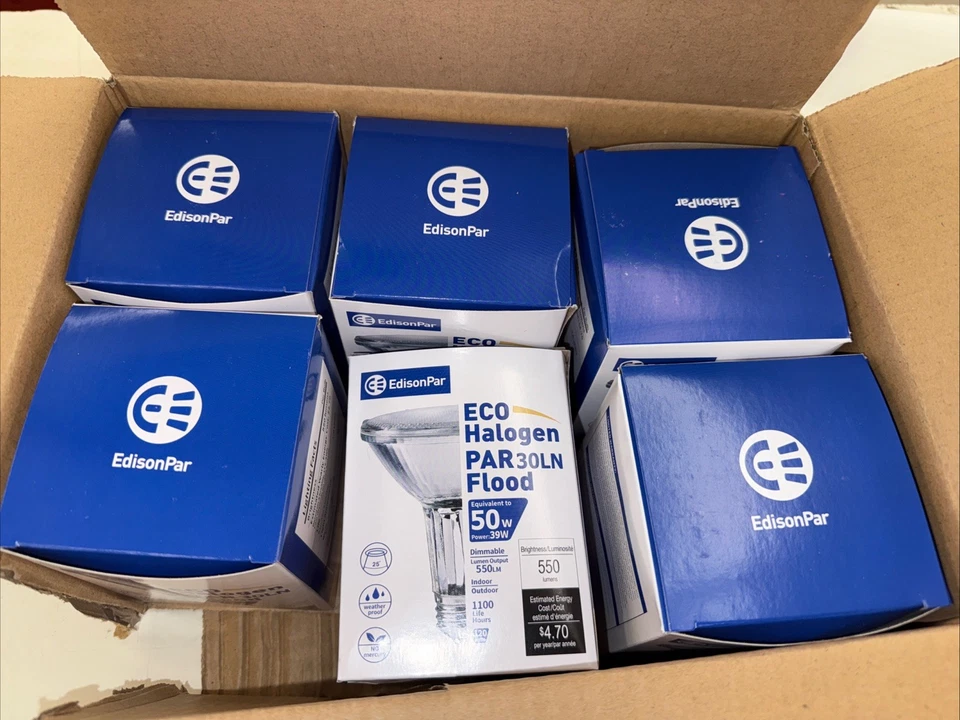 EdisonPar ECO Halogen PAR 30 Flood Medium Base Bulbs. Bulk QTY 6. - Image 2 of 4