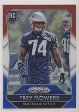 2015 Panini Prizm Rookies Red White & Blue Prizm Trey Flowers #295 fm0