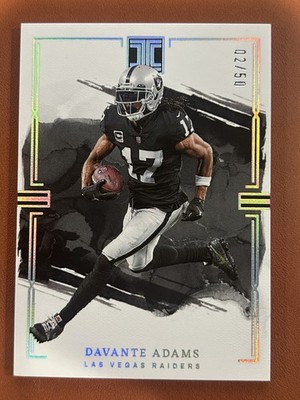 2023 Panini Impeccable - Davante Adams #51 Silver /50