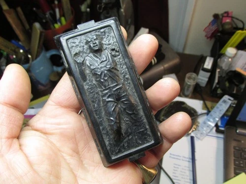 1981 Star Wars Han Solo In Carbonite from Slave 1 Ship Original Kenner Vintage