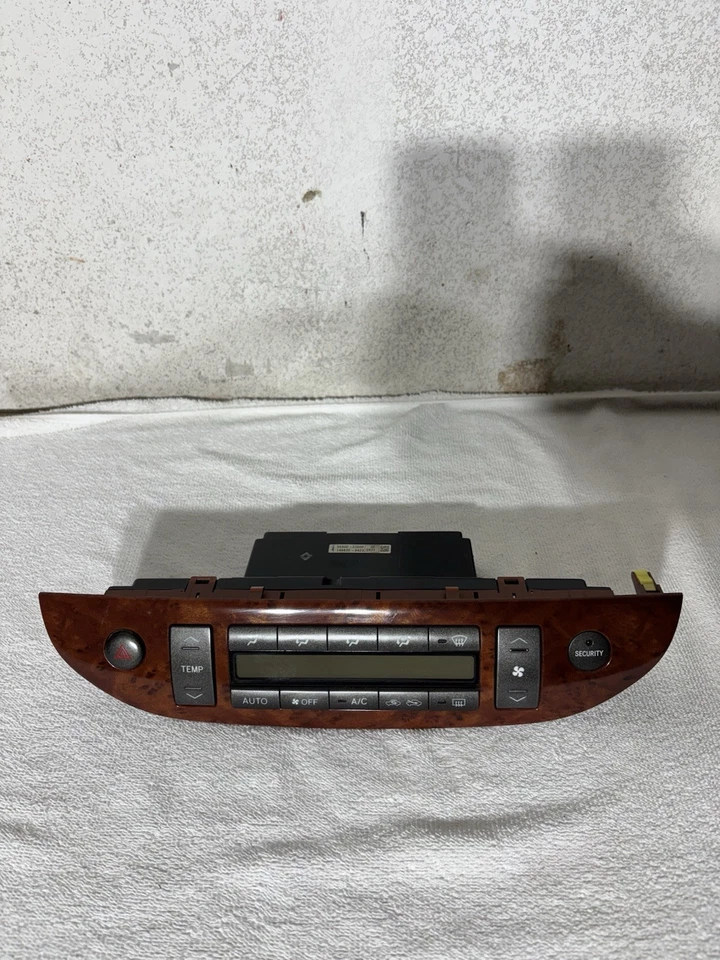 2002-2006 Toyota Camry Woodgrain Climate Control Panel Switch Heater A/C OEM - Image 2 of 4