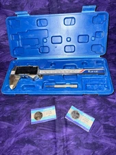Kynup Digital Caliper Measuring Tool with Stainless Steel, IP54 W Xtra Batteries