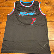 Miami Heat Giannis Antetokounmpo 7 Black Jersey stitched retro new large new