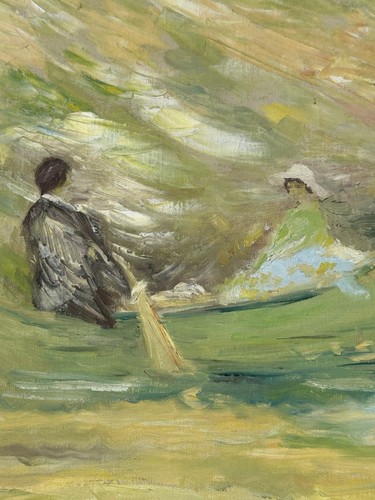 Schönes Vintage Unikat Original Impressionist Kunst Gemälde - signiert - Bild 11 von 14