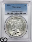 1926 Peace Dollar PCGS MS63