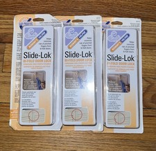 Set of 3 Mommy's Helper Bi-Fold Closet Door Slide-Lok Child Safety Lock 70302