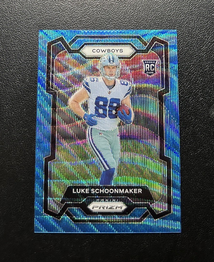 2023 Panini Prizm Luke Schoonmaker Blue Wave Rookie 194/199 #325