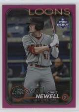 2024 Topps Pro Debut Fuchsia Foil /199 Chris Newell #PD-100 1f5h