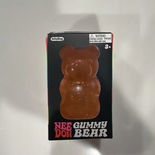 NeeDoh Nice Cube Gummy Bear Squishy Sensory Fidget Toy Stress Relief ADHD ORANGE