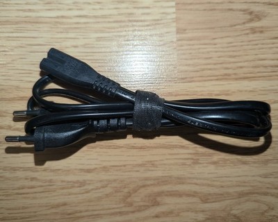 European 4 FT Power Cord CEE 7/16 Europlug to IEC C7 Figure 8 Cable 2.5A 250V