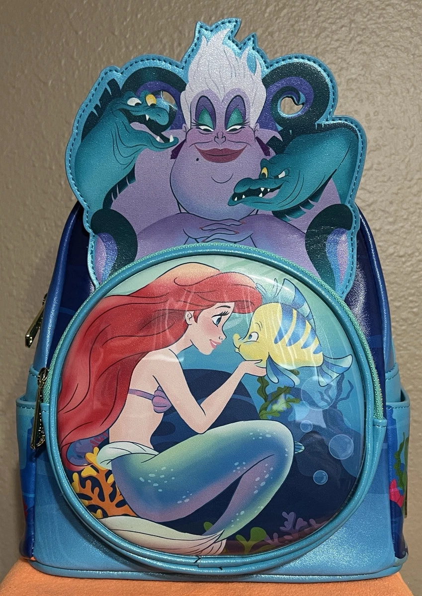 The Little Mermaid 35th anniversary Glow-in-the-Dark Loungefly NWT The Little Mermaid 35th Anniversary Life is the Bubbles Glow  main image 4