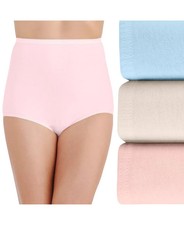 Vanity Fair 3Pk Perfectly Yours Cotton Brief Underwear 15320 Size 10/3XL