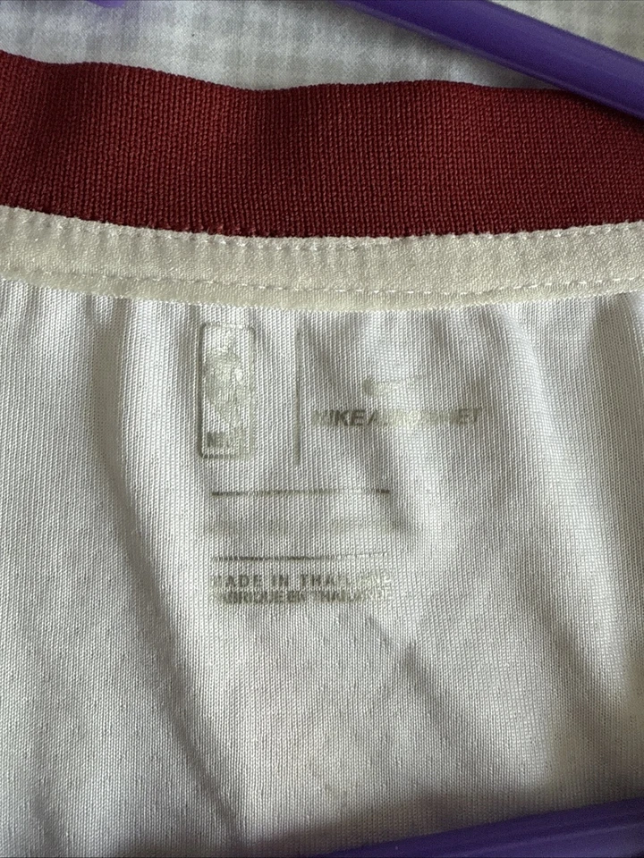 Men’s Nike JR Smith #5 Cleveland Cavaliers Jersey Basketball Sz 50 - White - Image 4 of 4