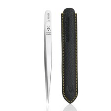 Professional Wide Grip Pointed Tweezers - FINOX Stainless Steel Sharp Profess...